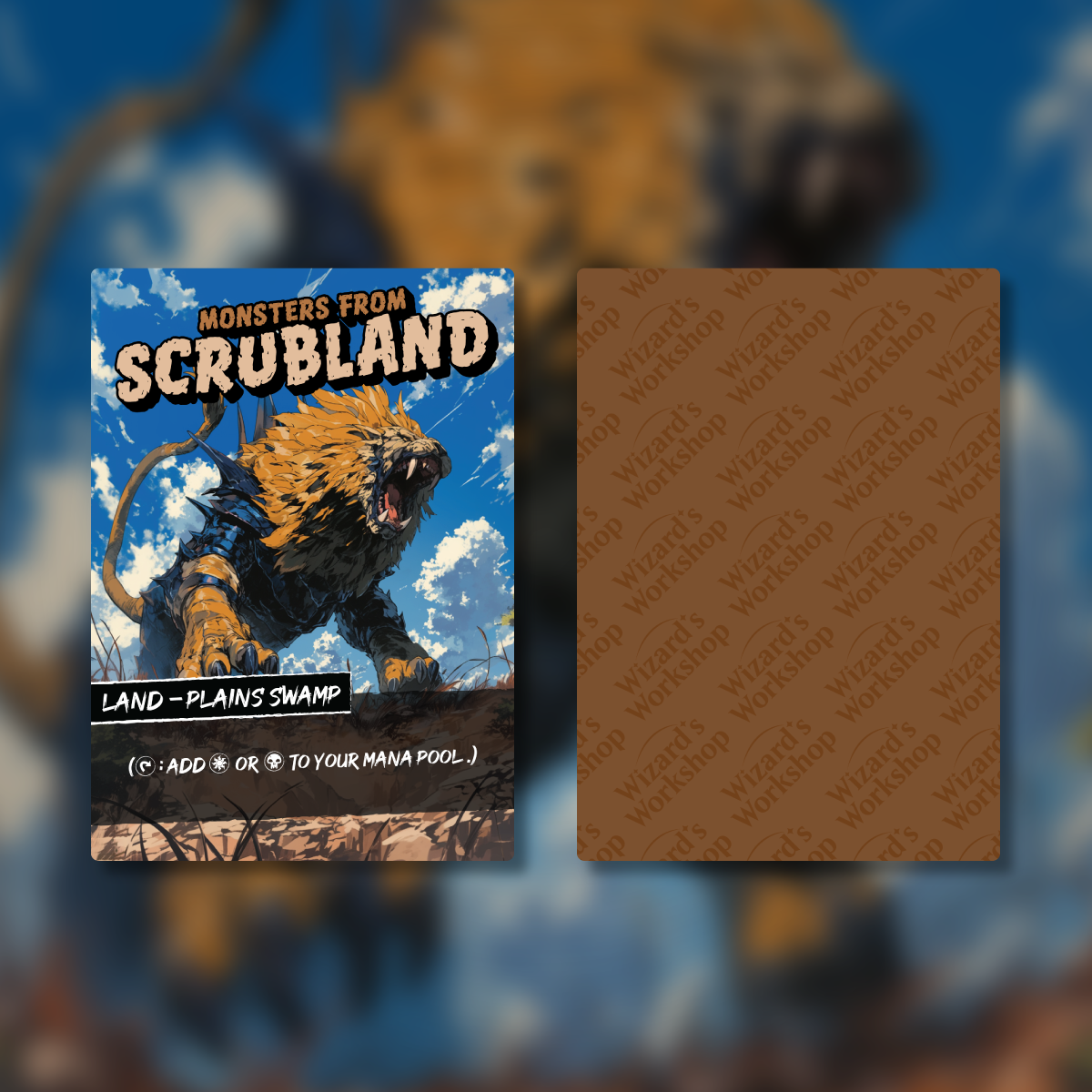 Monsters of the Land - Scrubland (Dual Land)