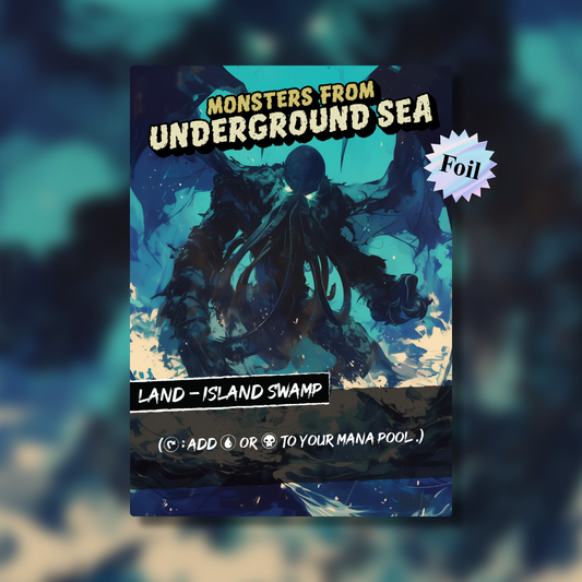 Monsters of the Land - Underground Sea (Dual Land)