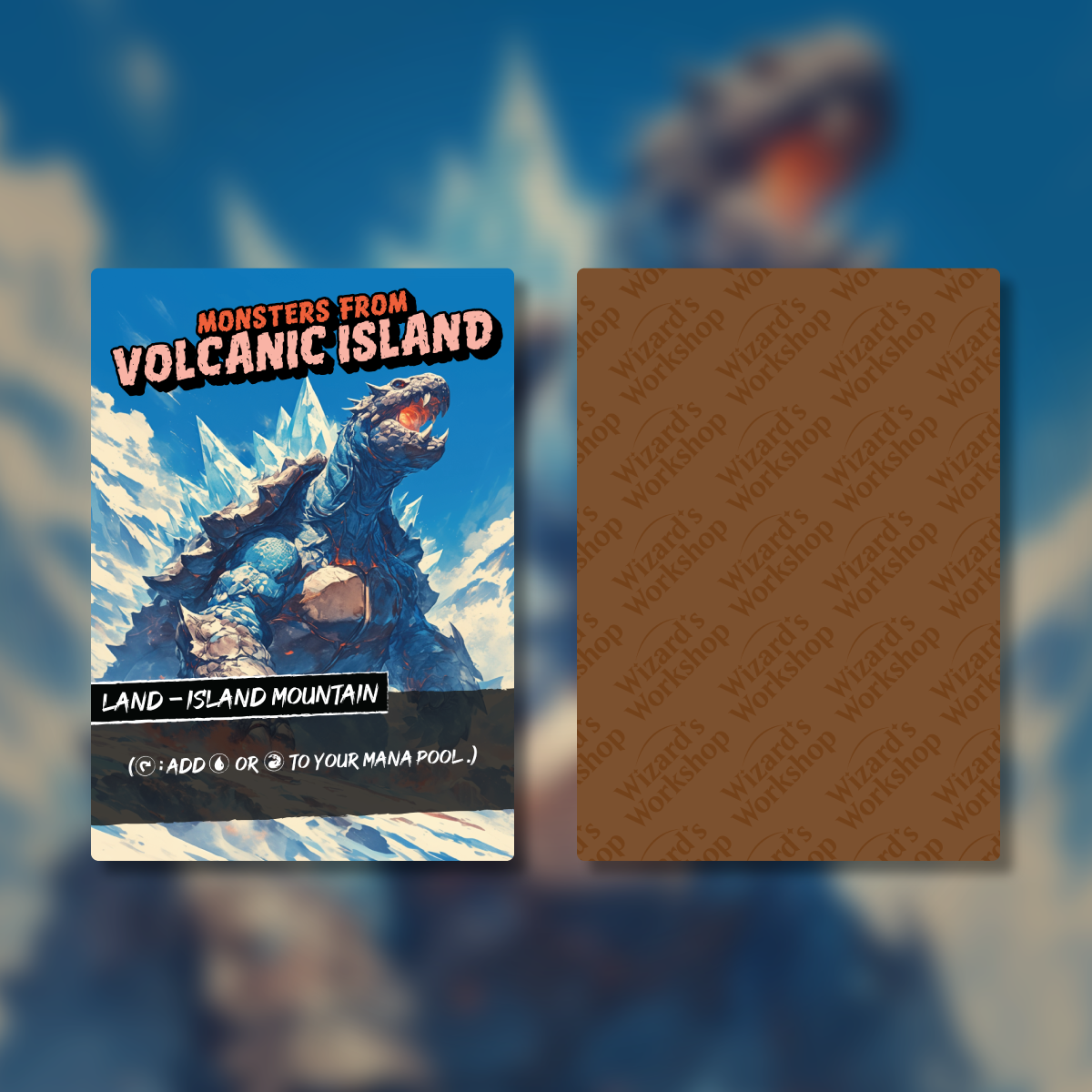 Monsters of the Land - Volcanic Island (Dual Land)